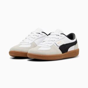 Puma Kids' White and Black Palermo Sneakers